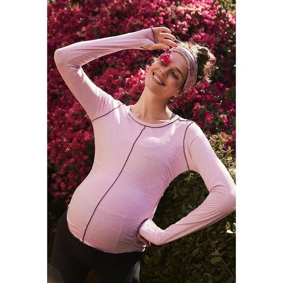 NWT FP Movement x Hatch Right On Run Layer In Pink Size Large - Picture 1 of 9
